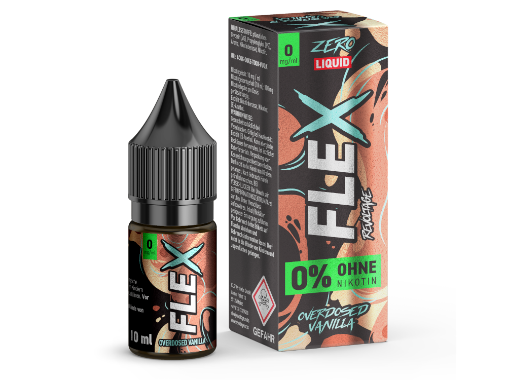 Revoltage - FLEX - Overdosed Vanilla - Nikotinsalz Liquid 0 mg/ml
