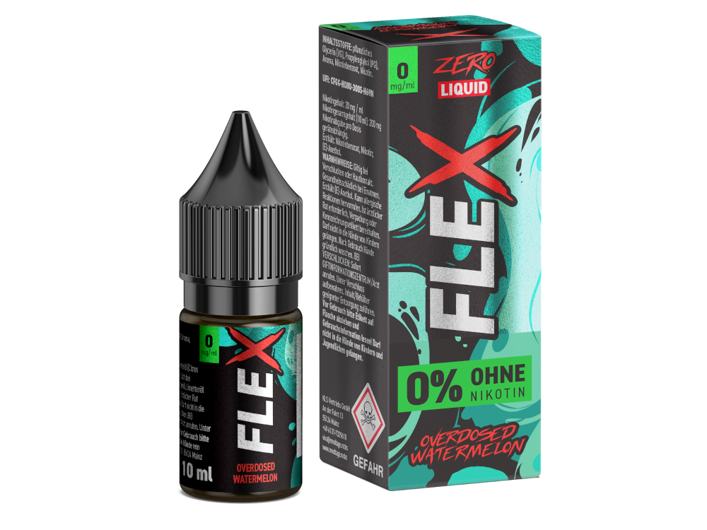 Revoltage - FLEX - Overdosed Watermelon - Nikotinsalz Liquid 0 mg/ml