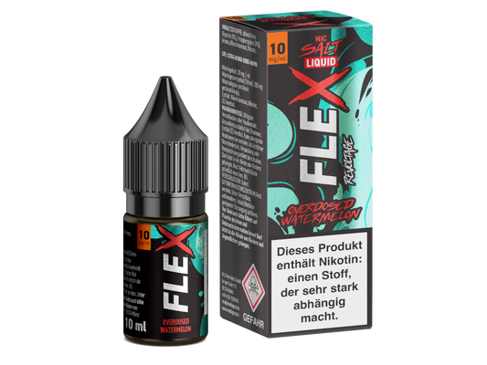 Revoltage - FLEX - Overdosed Watermelon - Nikotinsalz Liquid 10 mg/ml 450er Packung