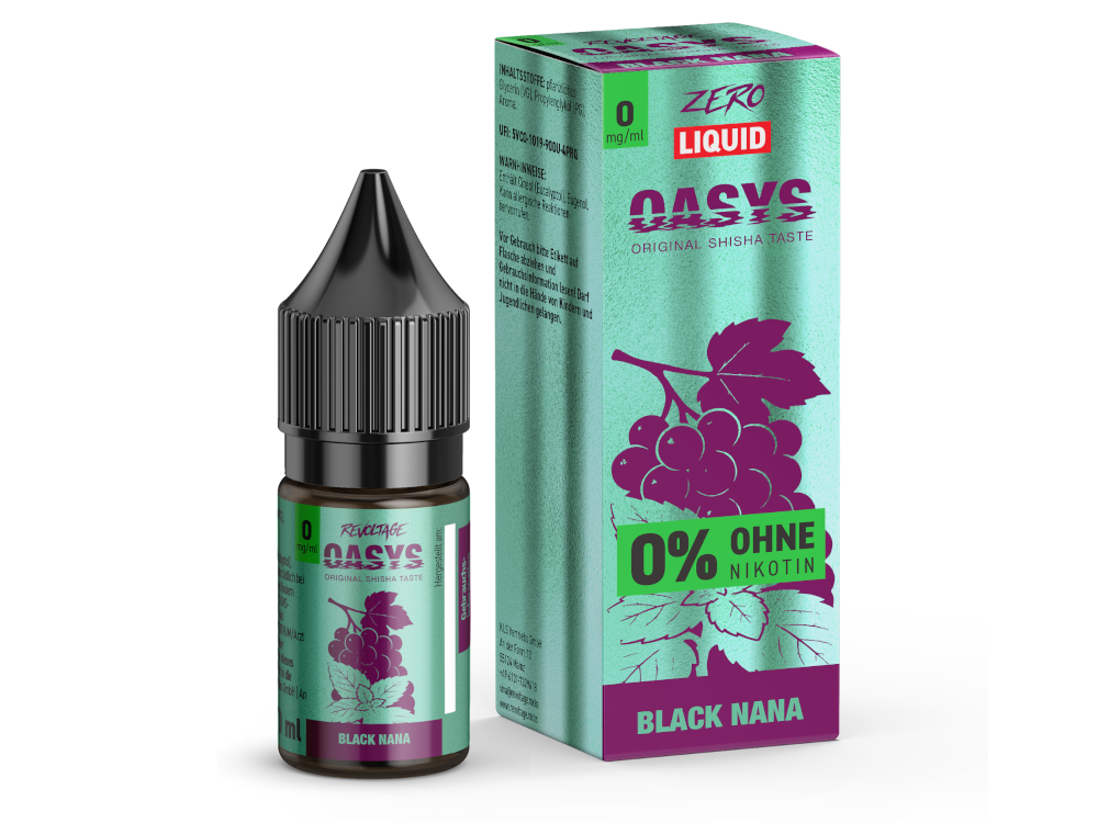 Revoltage - OASYS - Black Nana - Hybrid Nikotinsalz Liquid 0 mg/ml 15er Packung