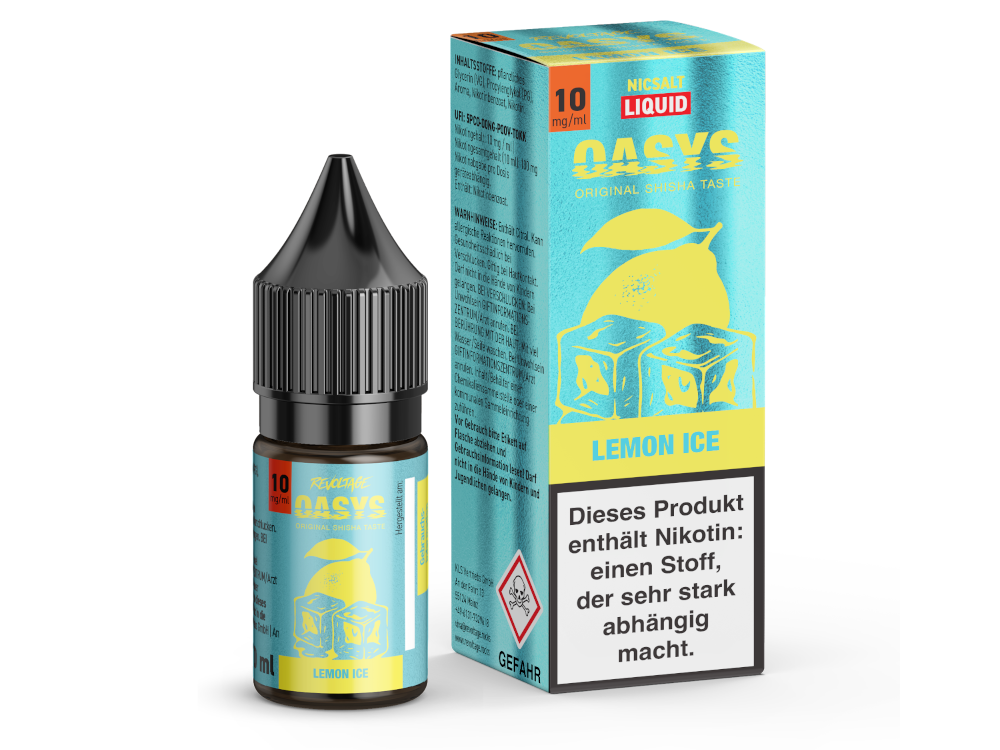 Revoltage - OASYS - Lemon Ice - Hybrid Nikotinsalz Liquid 10 mg/ml 15er Packung