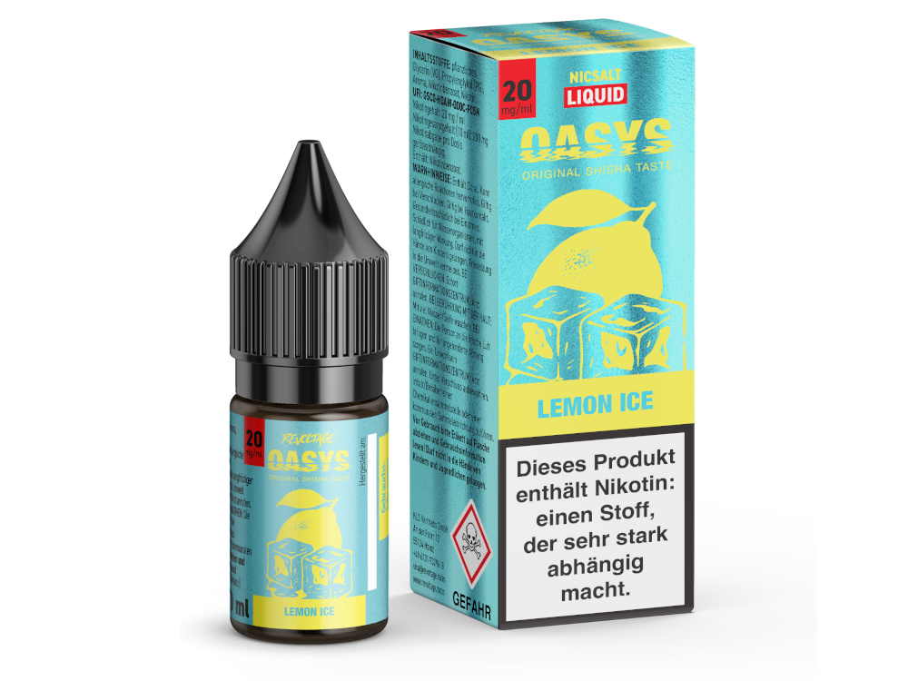 Revoltage - OASYS - Lemon Ice - Hybrid Nikotinsalz Liquid 20 mg/ml 15er Packung