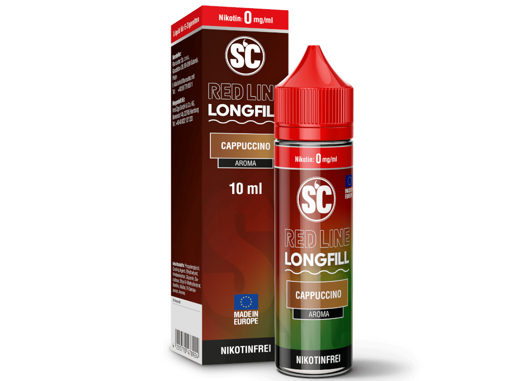SC - Red Line - Aroma Cappuccino 10 ml 10er Packung