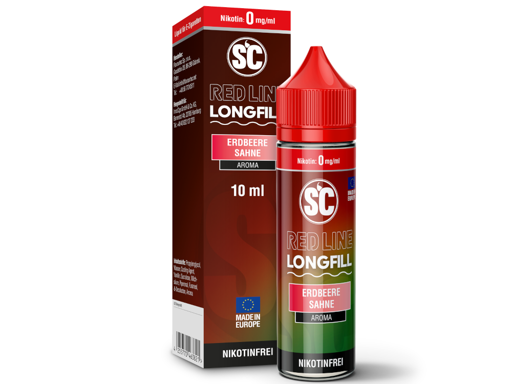 SC - Red Line - Aroma Erdbeere Sahne 10 ml