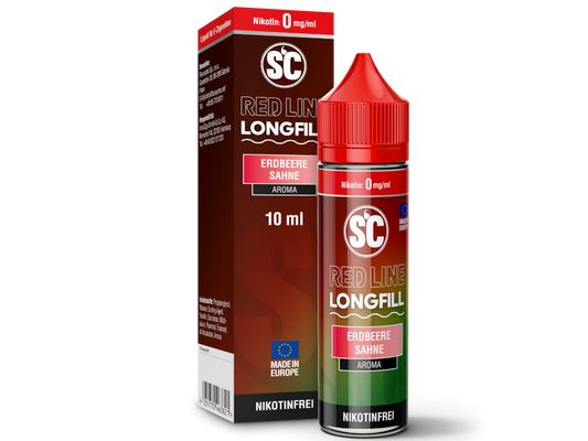SC - Red Line - Aroma Erdbeere Sahne 10 ml 160er Packung