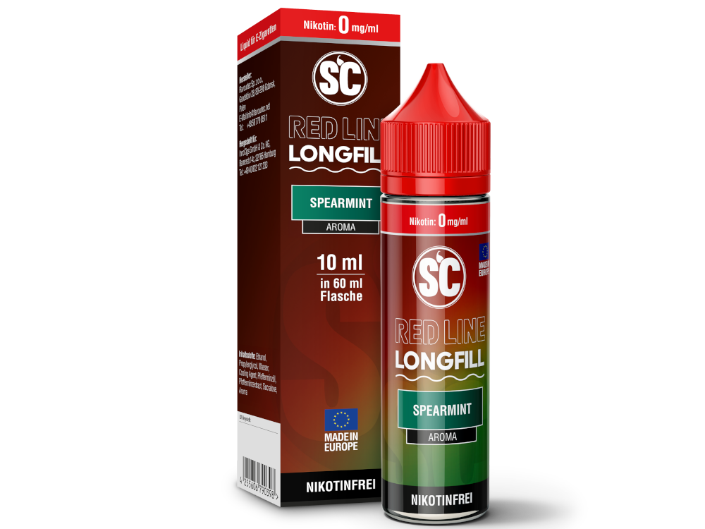 SC - Red Line - Aroma Spearmint 10 ml 10er Packung