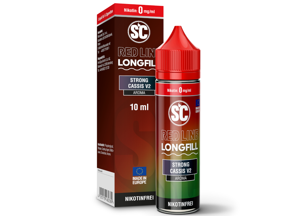 SC - Red Line - Aroma Strong Cassis V2 10 ml 160er Packung