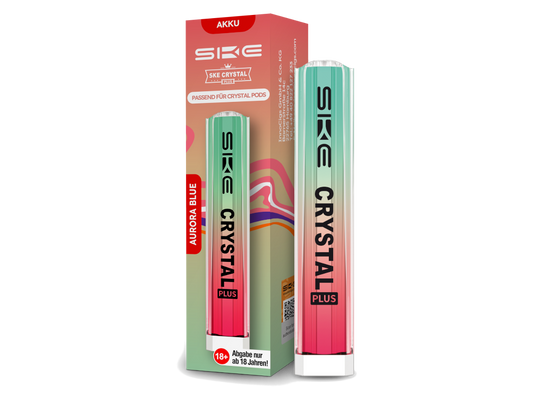 SKE - Crystal Plus Akku 400 mAh aurora-blau 10er Packung