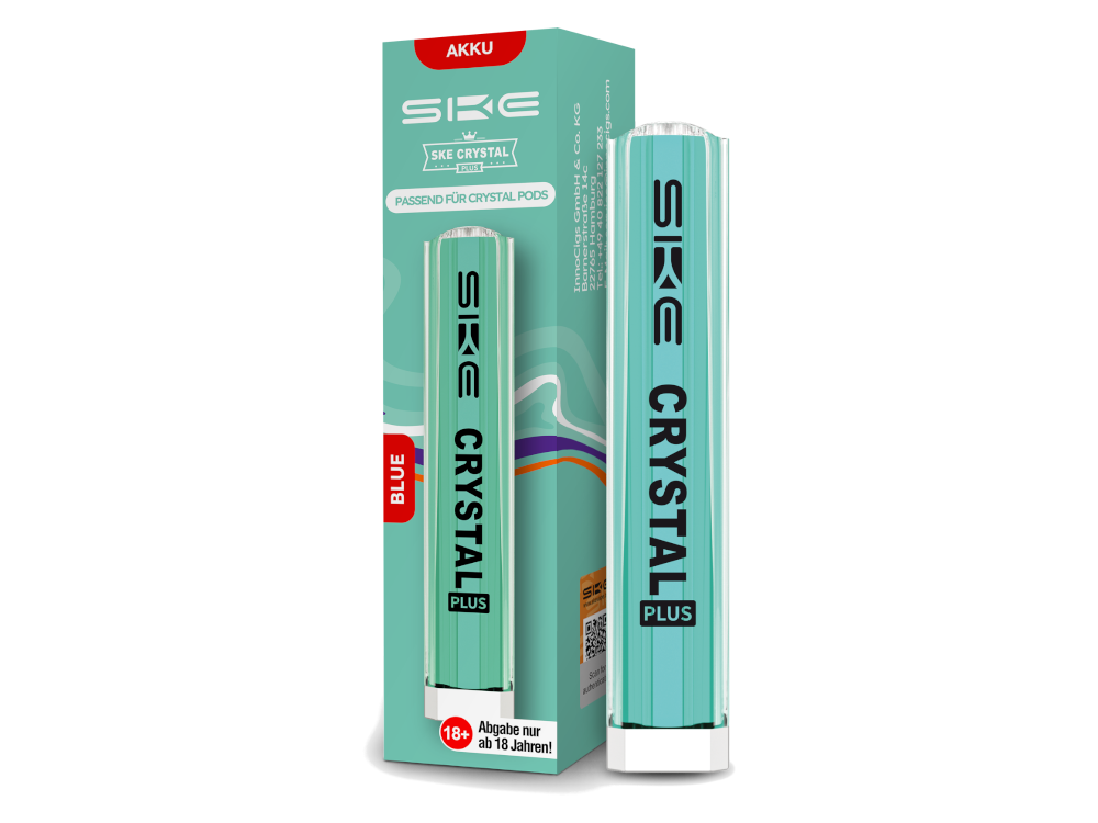 SKE - Crystal Plus Akku 400 mAh blau 10er Packung