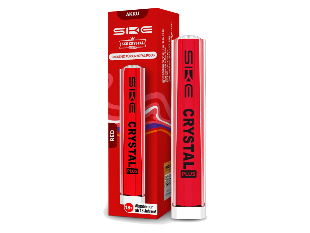 SKE - Crystal Plus Akku 400 mAh rot