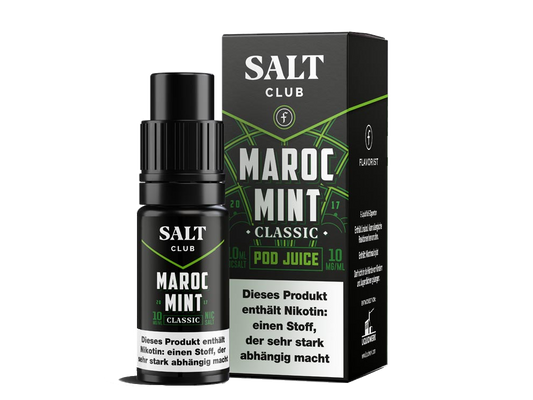 Salt Club - Flavorist Maroc Mint - Classic - Nikotinsalz Liquid 20 mg/ml