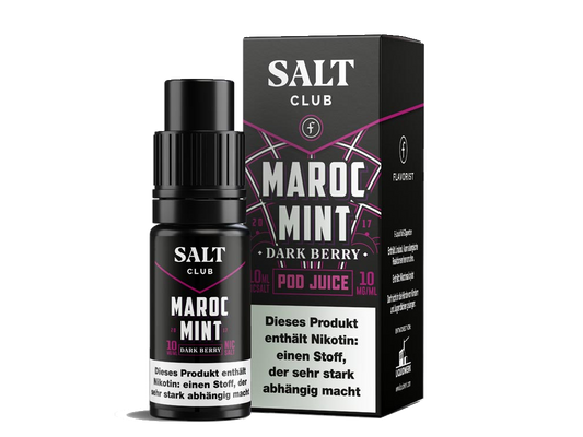 Salt Club - Flavorist Maroc Mint - Dark Berry - Nikotinsalz Liquid 20 mg/ml 10er Packung