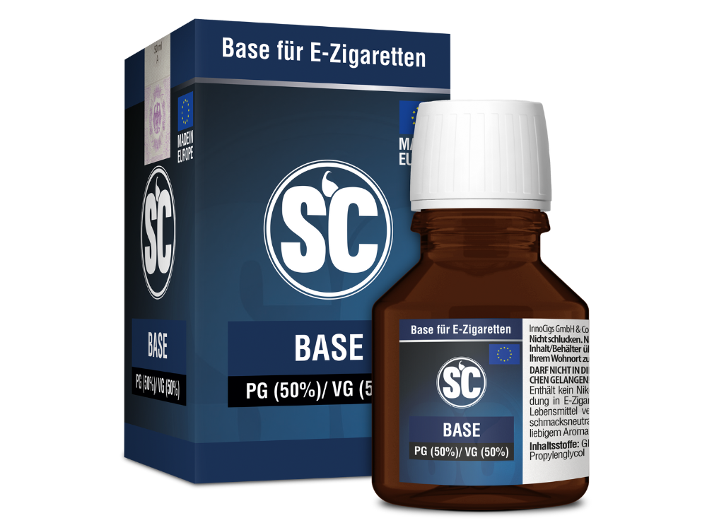 SC - 50 ml Basis 50PG/50VG 0 mg/ml 5er Packung