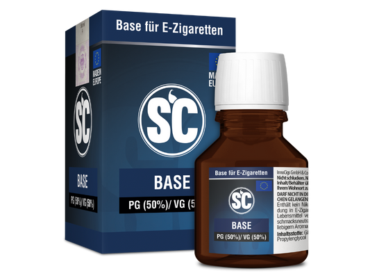 SC - 50 ml Basis 50PG/50VG 0 mg/ml 5er Packung