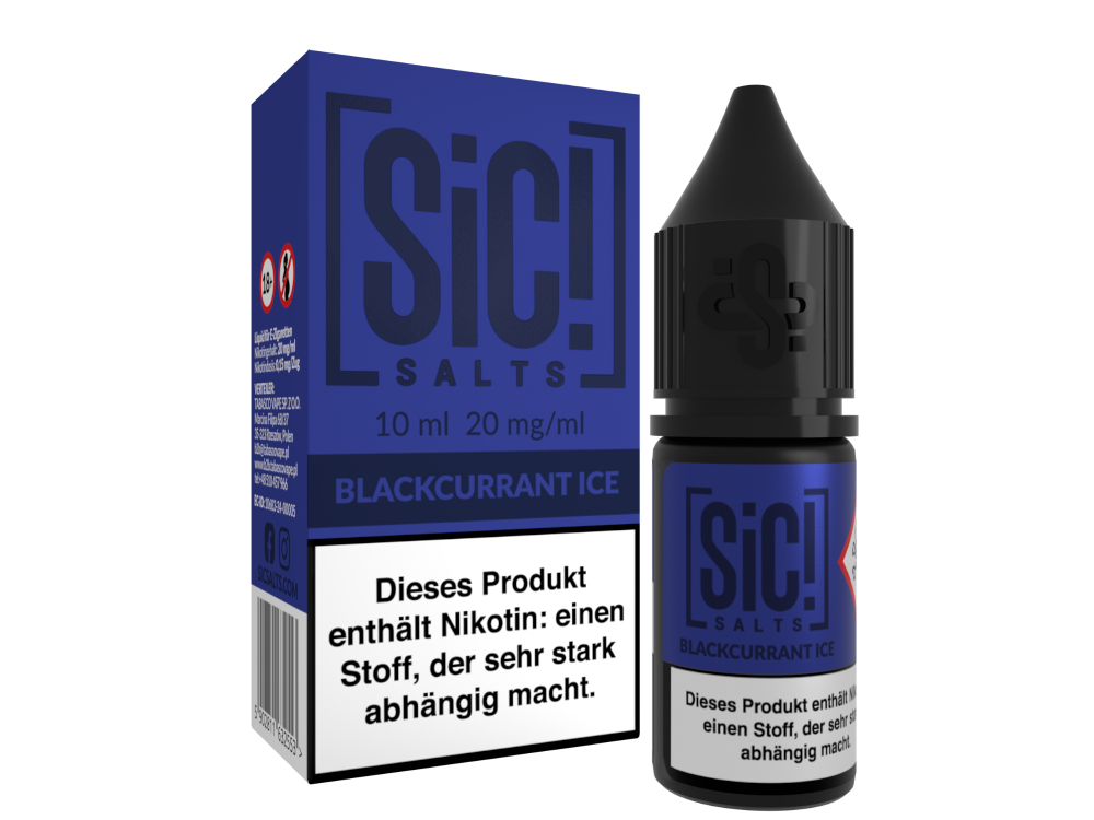 SiC! Salts - Blackcurrant Ice - Nikotinsalz Liquid 20 mg/ml