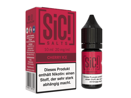 SiC! Salts - Cherry Ice - Nikotinsalz Liquid 20 mg/ml 5er Packung
