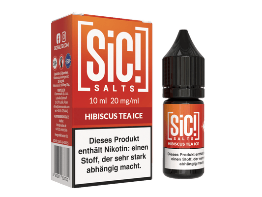 SiC! Salts - Hibiscus Tea Ice - Nikotinsalz Liquid 20 mg/ml