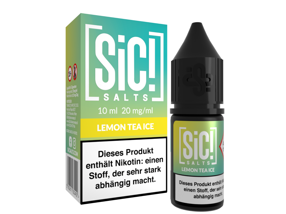 SiC! Salts - Lemon Tea Ice - Nikotinsalz Liquid 20 mg/ml