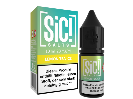 SiC! Salts - Lemon Tea Ice - Nikotinsalz Liquid 20 mg/ml 5er Packung