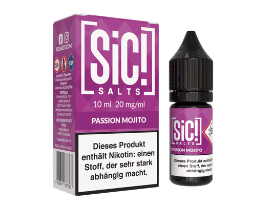 SiC! Salts - Passion Mojito - Nikotinsalz Liquid 20 mg/ml