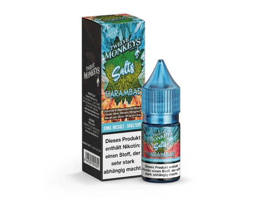 Twelve Monkeys - Iced - Harambae - Nikotinsalz Liquid 20 mg/ml 10er Packung