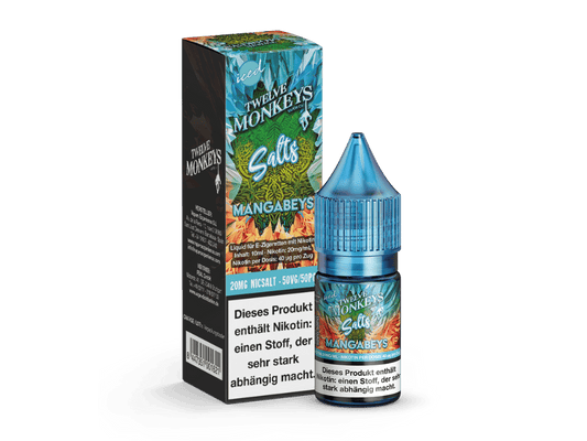 Twelve Monkeys - Iced - Mangabeys - Nikotinsalz Liquid 20 mg/ml 10er Packung