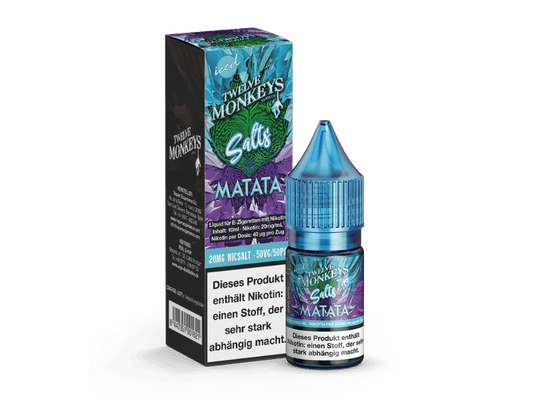 Twelve Monkeys - Iced - Matata - Nikotinsalz Liquid 20 mg/ml 10er Packung