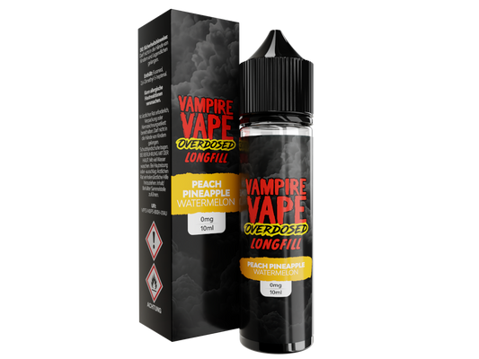 Vampire Vape - Overdosed - Aroma Peach Pineapple Watermelon 10 ml 10er Packung