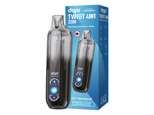 Vaporesso - Dojo - Twist 4in1 Akku 950 mAh (Basisgerät) schwarz 50er Packung