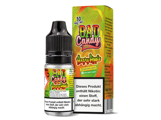 Bad Candy Liquids - Angry Apple - Nikotinsalz Liquid 10 mg/ml 10er Packung