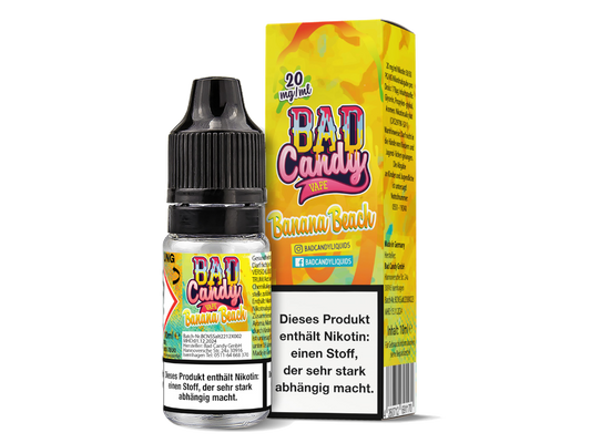 Bad Candy Liquids - Banana Beach - Nikotinsalz Liquid 20 mg/ml 10er Packung