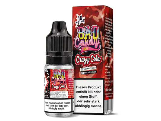 Bad Candy Liquids - Crazy Cola - Nikotinsalz Liquid 10 mg/ml