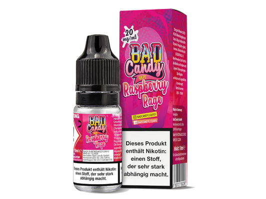 Bad Candy Liquids - Raspberry Rage - Nikotinsalz Liquid 20 mg/ml