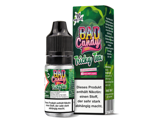 Bad Candy Liquids - Tricky Tea - Nikotinsalz Liquid 10 mg/ml 10er Packung