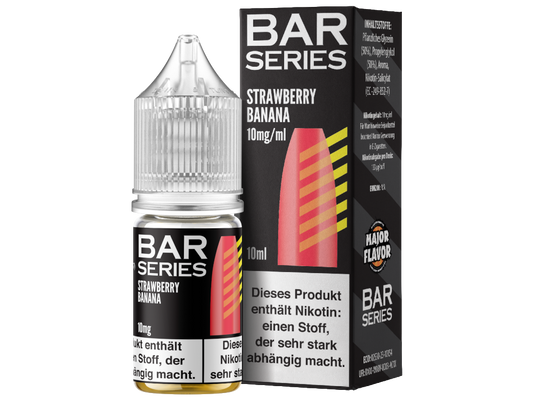 Bar Series - Strawberry Banana - Nikotinsalz Liquid 10 mg/ml 10er Packung