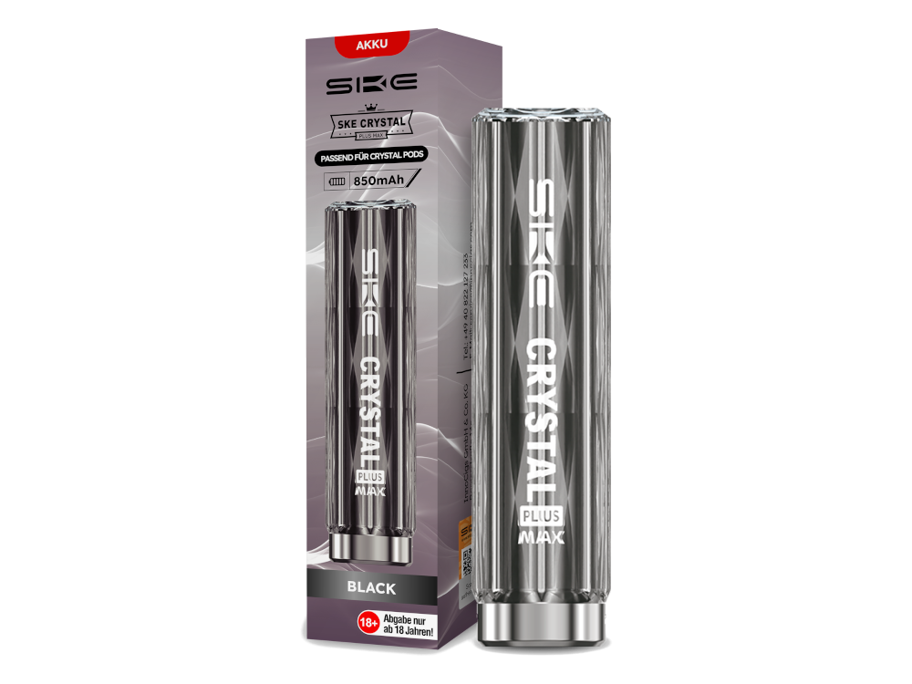 SKE - Crystal Plus MAX Akku 850 mAh schwarz
