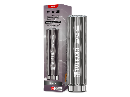 SKE - Crystal Plus MAX Akku 850 mAh schwarz 400er Packung