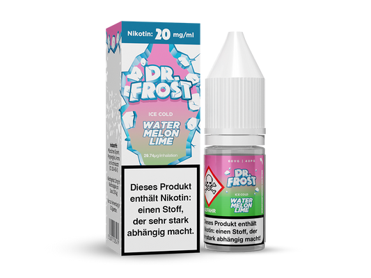 Dr. Frost - Ice Cold - Watermelon Lime - Nikotinsalz Liquid 20 mg/ml