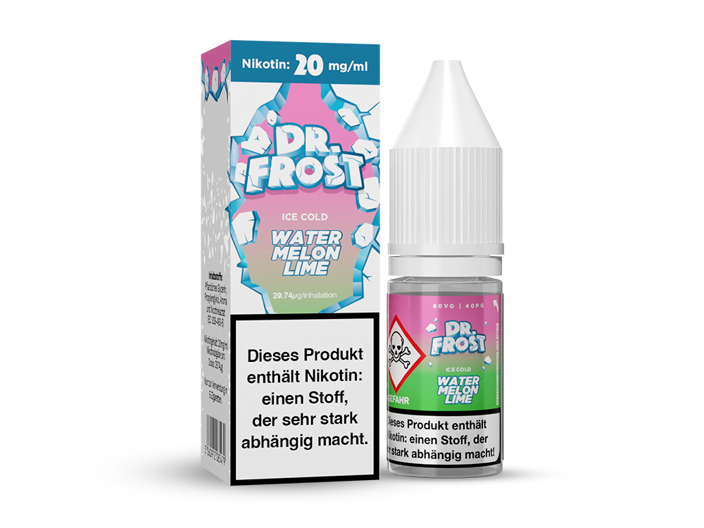 Dr. Frost - Ice Cold - Watermelon Lime - Nikotinsalz Liquid 20 mg/ml 10er Packung