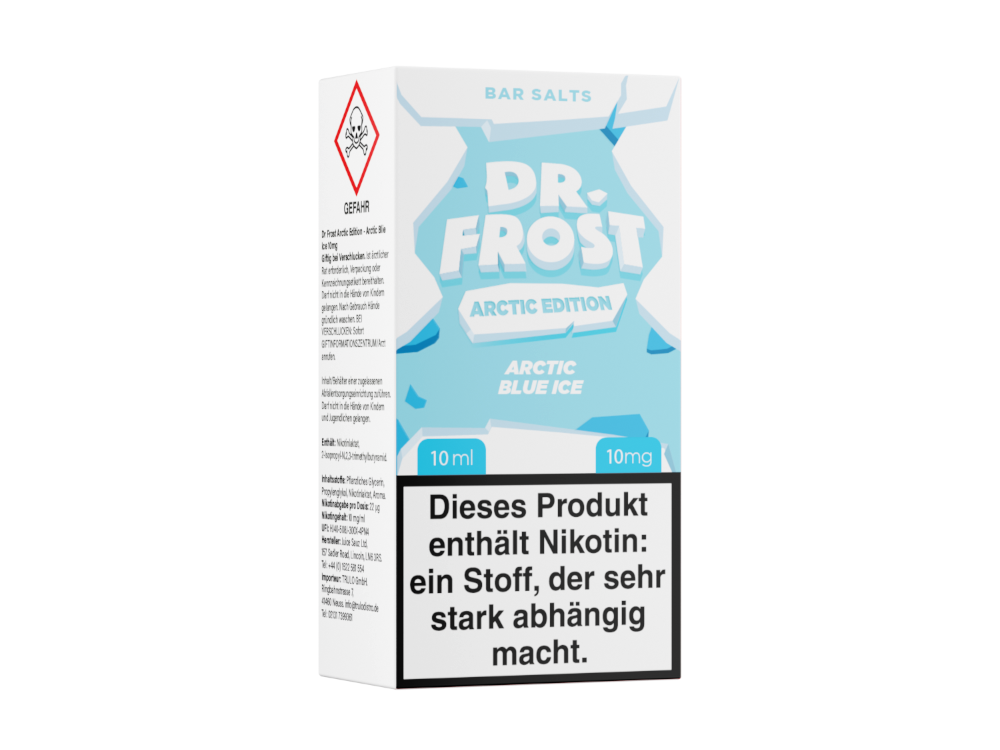 Dr. Frost - Arctic Edition - Arctic Blue Ice - Nikotinsalz Liquid 10 mg/ml 5er Packung