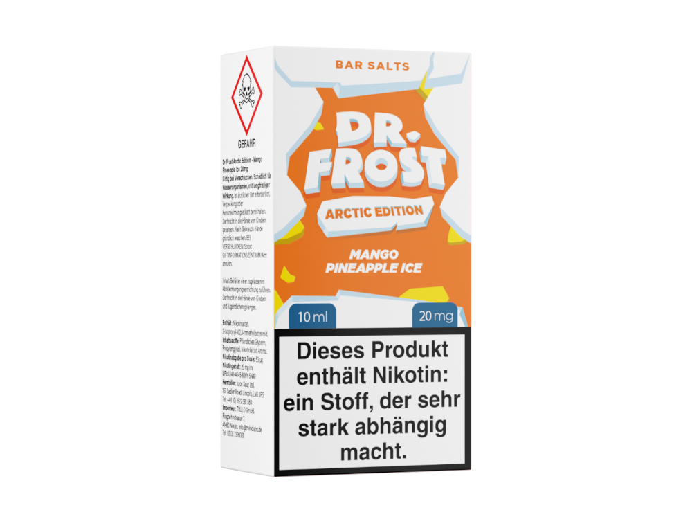Dr. Frost - Arctic Edition - Mango Pineapple Ice - Nikotinsalz Liquid 20 mg/ml