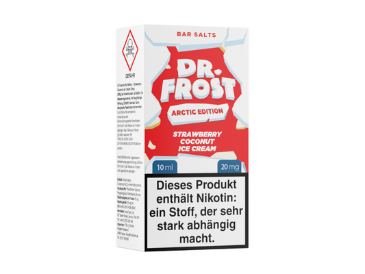 Dr. Frost - Arctic Edition - Strawberry Coconut Ice Cream - Nikotinsalz Liquid 20 mg/ml 5er Packung