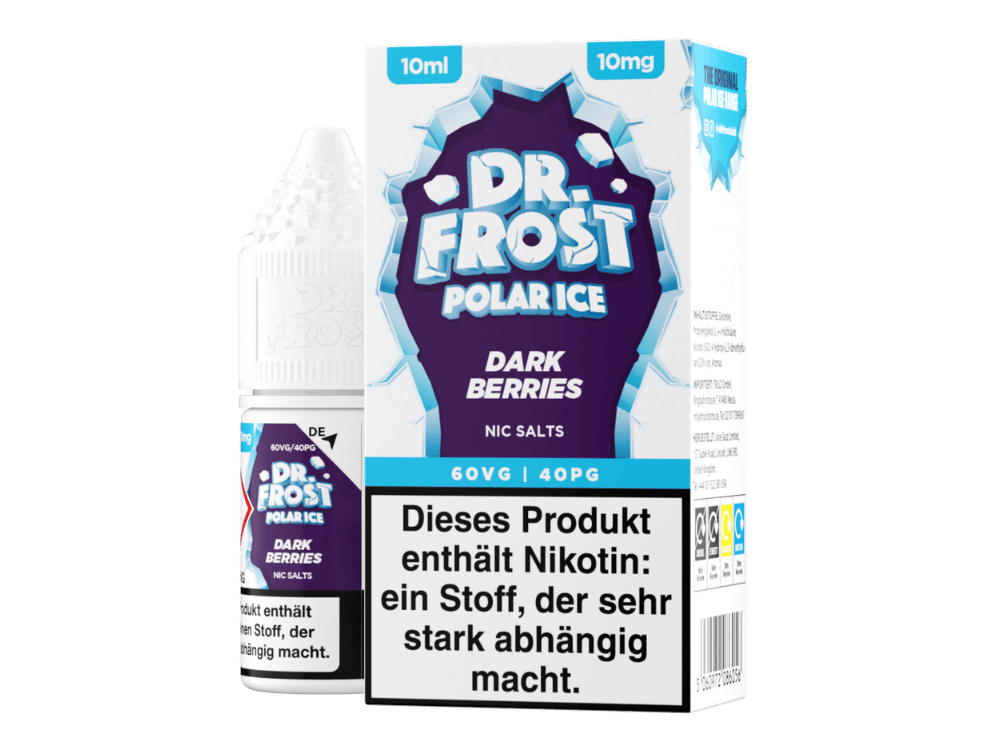 Dr. Frost - Polar Ice - Dark Berries - Nikotinsalz Liquid 10 mg/ml 5er Packung