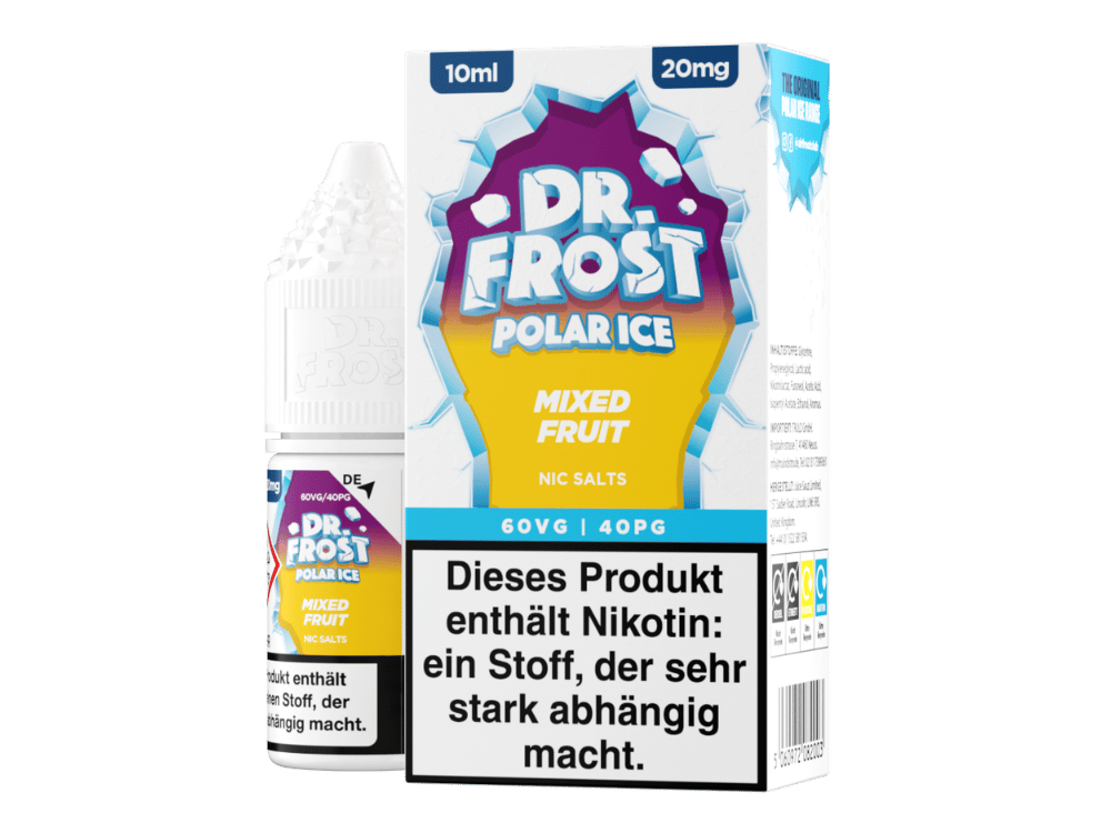 Dr. Frost - Polar Ice - Mixed Fruit - Nikotinsalz Liquid 20 mg/ml 5er Packung
