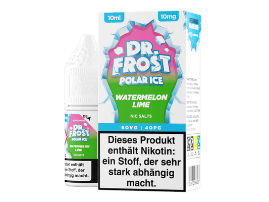 Dr. Frost - Polar Ice - Watermelon Lime - Nikotinsalz Liquid 10 mg/ml 5er Packung
