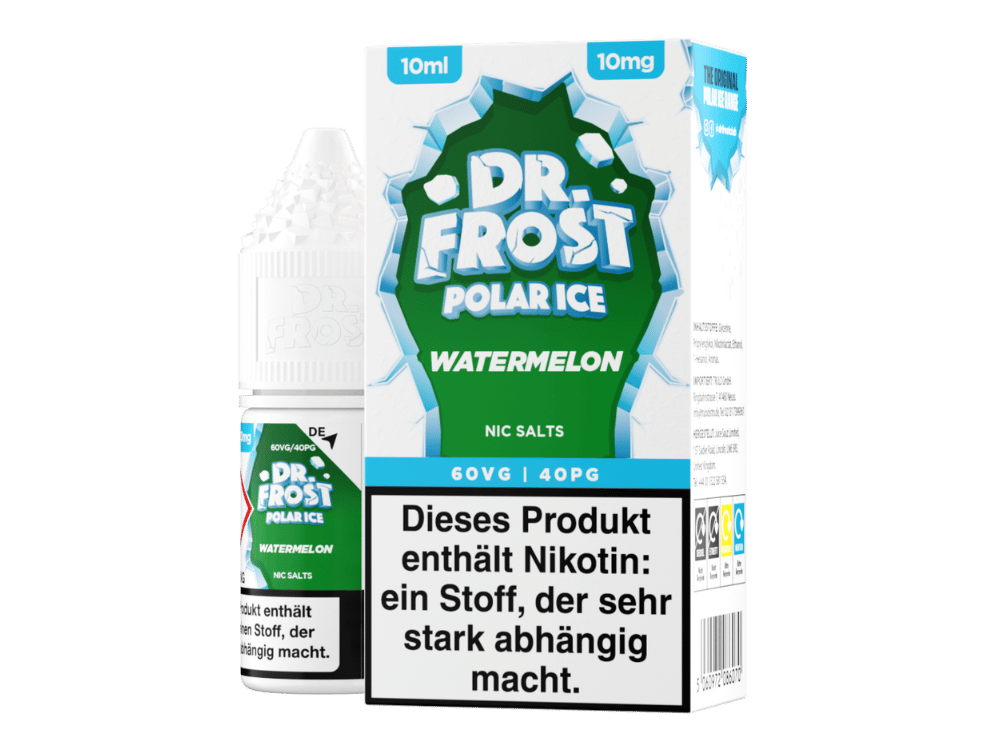Dr. Frost - Polar Ice - Watermelon - Nikotinsalz Liquid 10 mg/ml 5er Packung