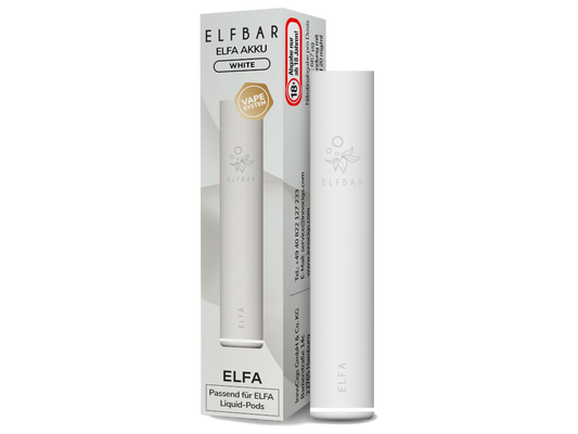 Elfbar - Elfa Akku 500 mAh White