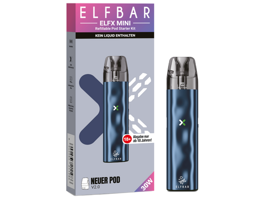 Elfbar - Elfx Mini E-Zigaretten Set Ocean 10er Packung