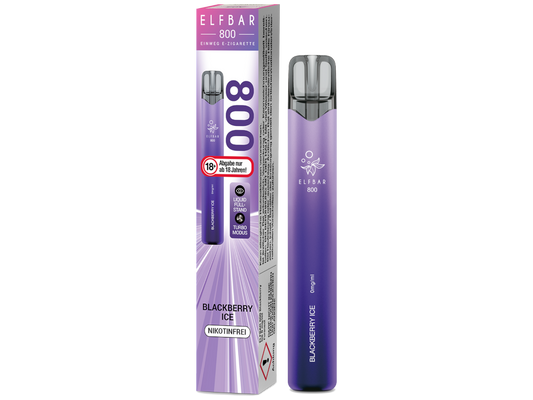 Elfbar 800 Einweg E-Zigarette - Blackberry Ice 0 mg/ml