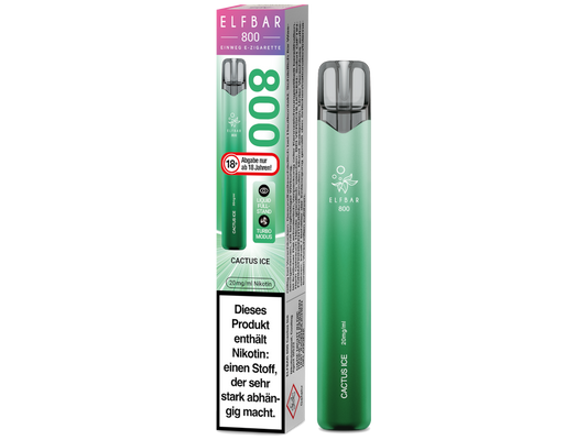 Elfbar 800 Einweg E-Zigarette - Cactus Ice 20 mg/ml